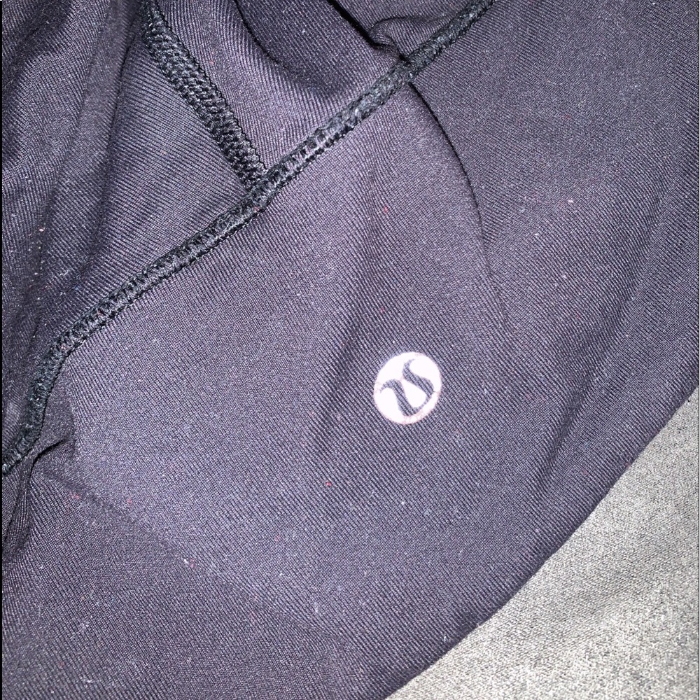 Black Low Wasted LuluLemon Leggings